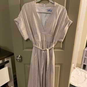 Antonio Melani striped maxi dress
